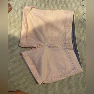 Blush shorts with cuff detail